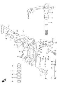 Outboard DF 115A drawing Swivel Bracket