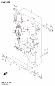 DF50A From 05003F-040001 (E01 E03 E11)  2020 drawing TRIM CYLINDER ((DF40A,DF40ATH,DF50A,DF50ATH):(020,021))