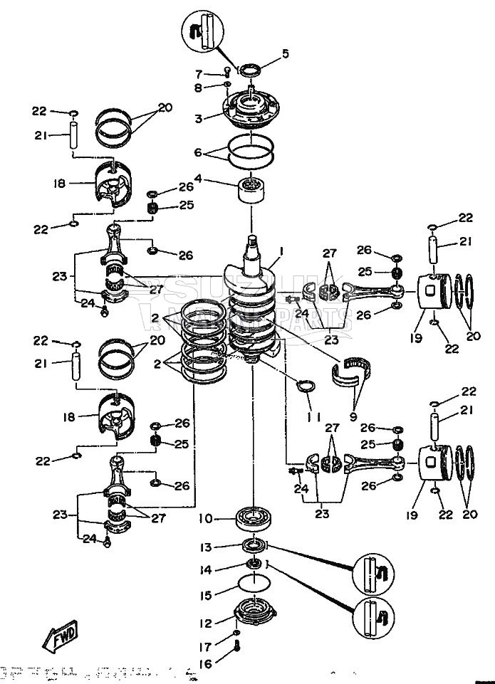 CRANKSHAFT--PISTON