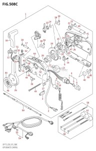 DF150ZG From 15002Z-510001 (E03)  2015 drawing OPT:REMOTE CONTROL (DF175T:E03)