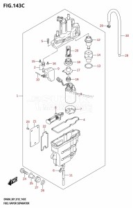 DF40A From 04003F-210001 (E01)  2012 drawing FUEL VAPOR SEPARATOR (DF40AST:E34)