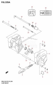 DF9.9A From 00994F-210001 (P03)  2012 drawing CLAMP BRACKET (DF8A:P01)