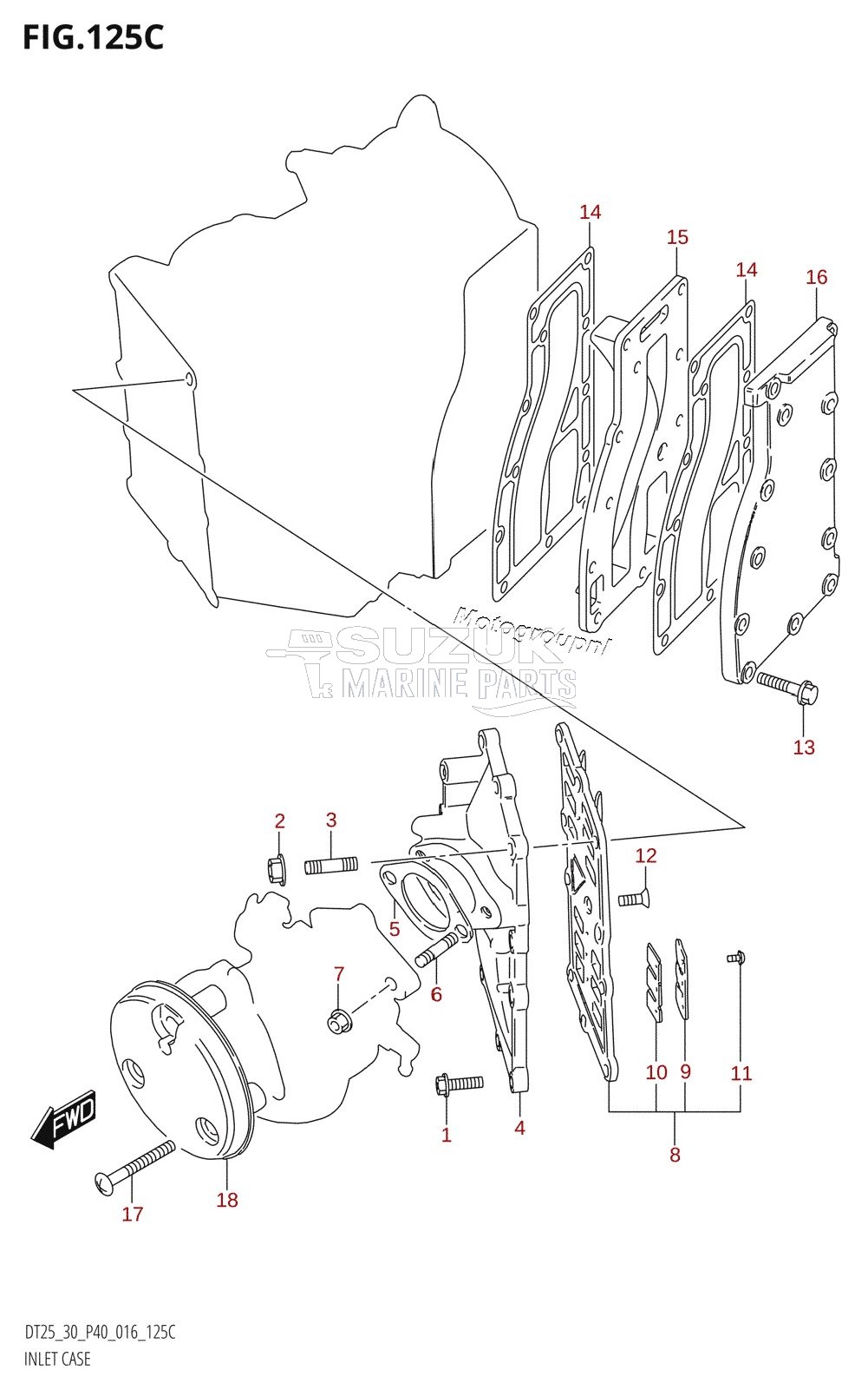 INLET CASE (DT30R:P40)