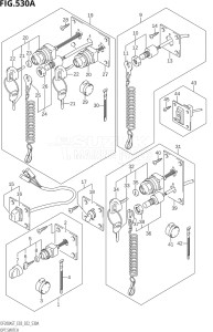 15004F-040001 (2020) 150hp E03-USA (DF150AST) DF150AST drawing OPT:SWITCH (020,021)