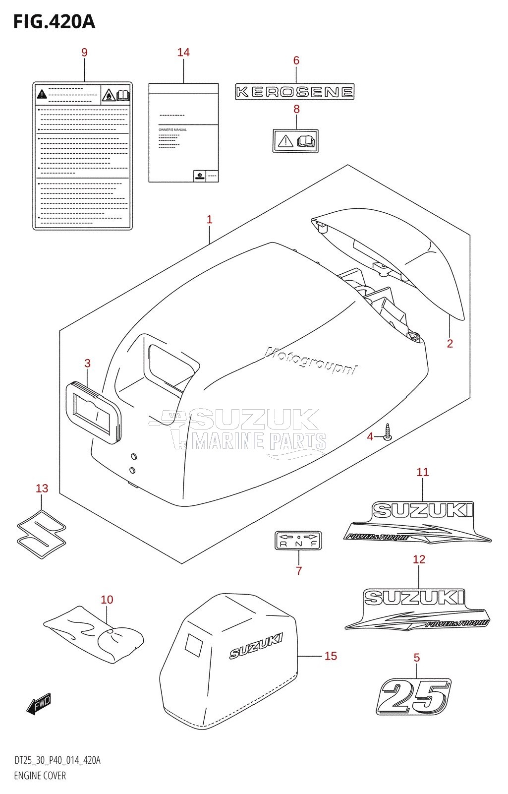 ENGINE COVER (DT25K:P36)