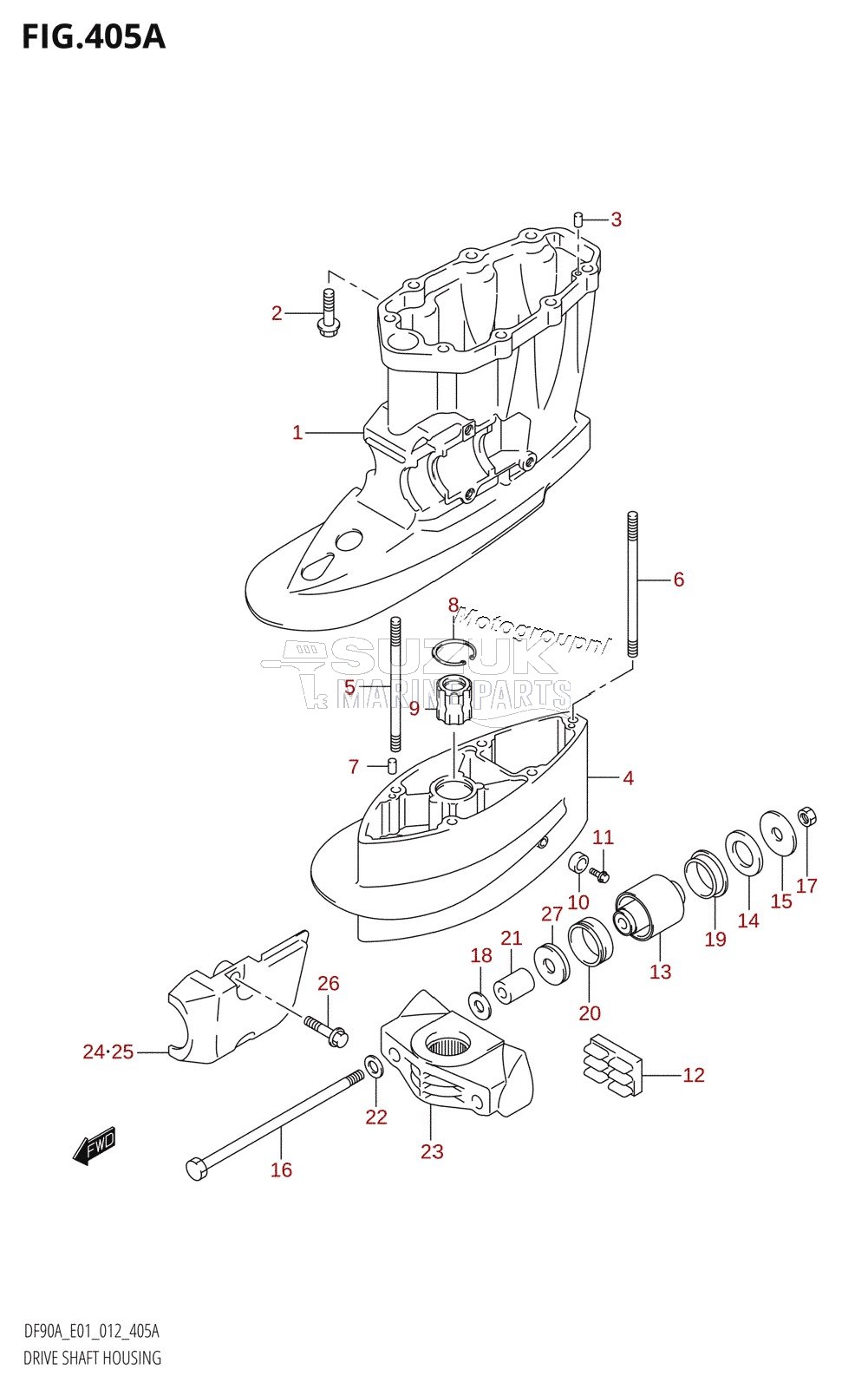 DRIVE SHAFT HOUSING