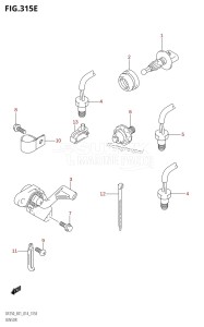 DF225T From 22503F-410001 (E01 E40)  2014 drawing SENSOR (DF225T:E01)