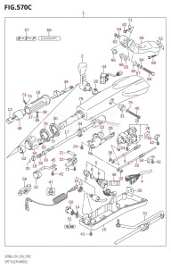 DF70A From 07003F-610001 (E01 E40)  2016 drawing OPT:TILLER HANDLE (DF80A:E01)