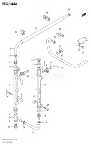 DF225T From 22503F-410001 (E03)  2014 drawing FUEL INJECTOR (DF200T:E03)