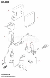 DF50A From 05004F-710001 (E01)  2017 drawing PTT SWITCH /​ ENGINE CONTROL UNIT (DF50ATH:E01)