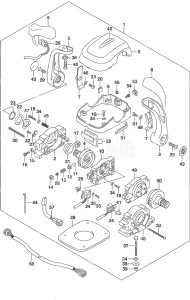 Outboard DF 300B drawing Top Mount Dual