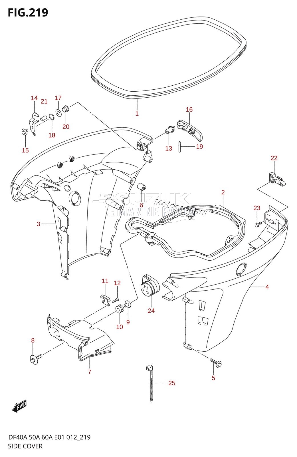 SIDE COVER (DF40A E01)