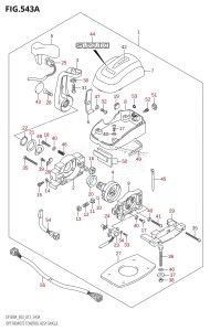 DF250A From 25003P-310001 (E03)  2013 drawing OPT:REMOTE CONTROL ASSY SINGLE