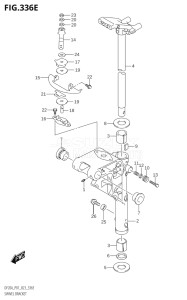 02002F-040001 (2020) 20hp E01 P01 P40-Gen. Export 1 (DF20A   DF20A    DF20AR   DF20AR    DF20AT   DF20AT    DF20ATH   DF20ATH) DF20A drawing SWIVEL BRACKET (DF9.9BTH,DF20ATH)