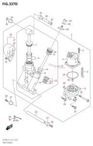 DF115A From 11503F-140001 (E11 E40)  2021 drawing TRIM CYLINDER (DF140AT:E40,DF140AZ:E40)