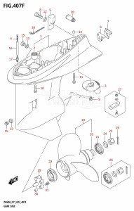 DF40A From 04004F-240001 (E34-Italy)  2022 drawing GEAR CASE (DF50AVT,DF50AVTH,DF60AVT,DF60AVTH)