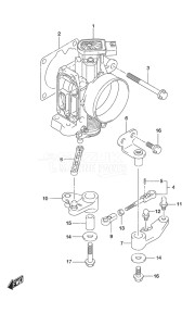 Outboard DF 140A drawing Throttle Body