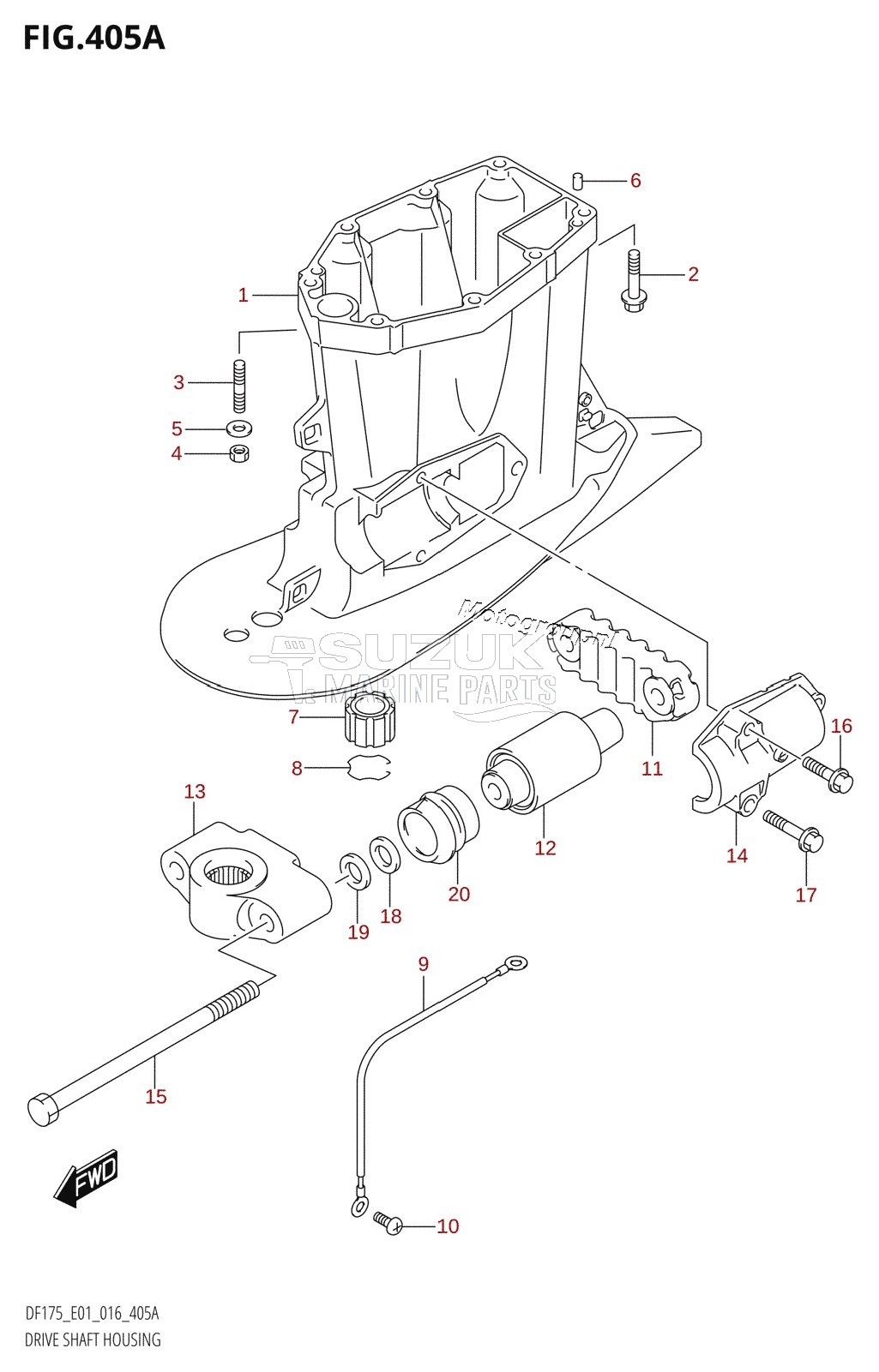 DRIVE SHAFT HOUSING