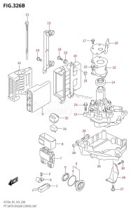 DF350A From 35001F-710001 (E01)  2017 drawing PTT SWITCH /​ ENGINE CONTROL UNIT (DF350A)