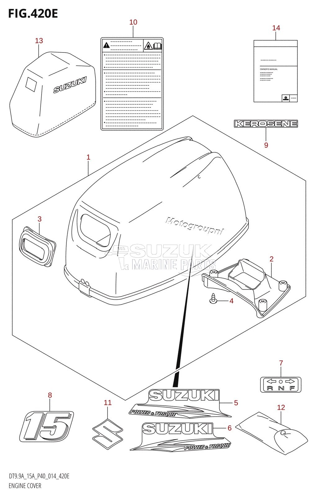 ENGINE COVER (DT15AK:P36)