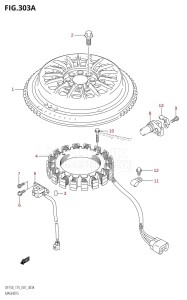 DF175Z From 17501Z-780001 (E01)  2007 drawing MAGNETO