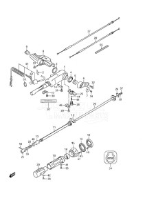 DF 9.9A drawing Tiller Handle