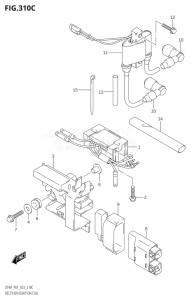 00994F-140001 (2021) 9.9hp P01-Gen. Export 1 (DF9.9A) DF9.9A drawing RECTIFIER / IGNITION COIL (DF8AR)