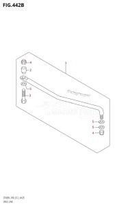 DT40 From 04005-210001 ()  2012 drawing DRAG LINK (DT40WR:P90)