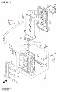 DF60A From 06003F-610001 (E01 E40)  2016 drawing CYLINDER HEAD (DF60AVT:E40)