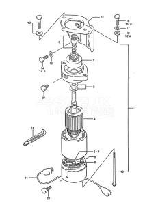 DT 75 drawing Starting Motor