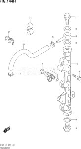 04003F-210001 (2012) 40hp E01-Gen. Export 1 (DF40AQH  DF40AT) DF40A drawing FUEL INJECTOR (DF60AQH:E01)