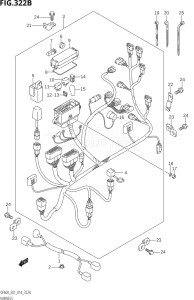 04003F-410001 (2014) 40hp E01-Gen. Export 1 (DF40A  DF40AQH  DF40ATH) DF40A drawing HARNESS (DF40AQH:E01)
