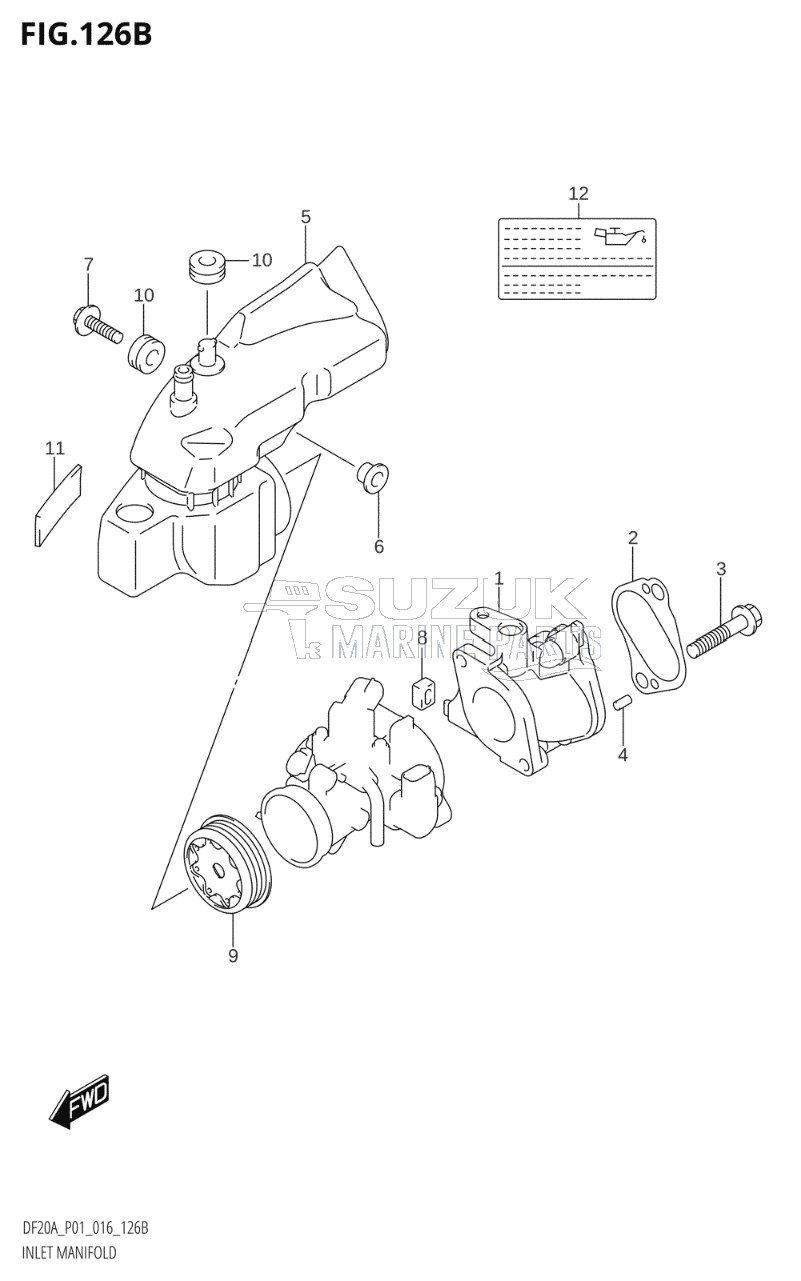 INLET MANIFOLD (DF9.9BR:P01)