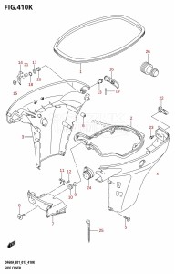 DF60A From 06002F-310001 (E01 E40)  2013 drawing SIDE COVER (DF60AQH:E40)