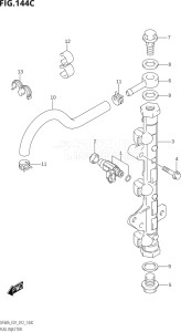 04003F-210001 (2012) 40hp E01-Gen. Export 1 (DF40AQH  DF40AT) DF40A drawing FUEL INJECTOR (DF40AST:E34)