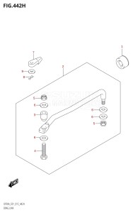 08002F-510001 (2005) 80hp E40 E01- (DF80A) DF80A drawing DRAG LINK (DF90A:E40)