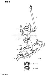 DT60 From 06001-301001 ()  1983 drawing WATER PUMP