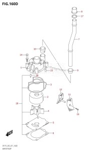 DF175Z From 17502Z-710001 (E03)  2017 drawing WATER PUMP (DF175Z:E03)