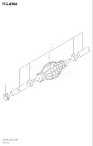 15002Z-140001 (2021) 150hp E40-Costa Rica (DF150WZ) DF150 drawing FUEL HOSE