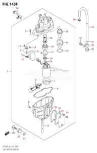 DF115A From 11503F-410001 (E01 E40)  2014 drawing FUEL VAPOR SEPARATOR (DF115AZ:E40)