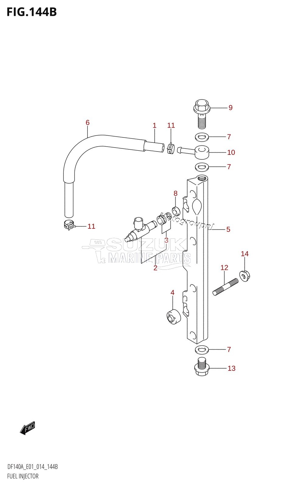 FUEL INJECTOR (DF100AT:E40)