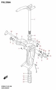 DF300A From 30002P-240001 (E40)  2022 drawing SWIVEL BRACKET (X-TRANSOM,XX-TRANSOM)