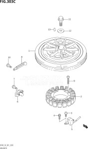 04001F-971001 (1999) 40hp E01-Gen. Export 1 (DF40QHX  DF40TX) DF40 drawing MAGNETO (K5,K6,K7,K8,K9,K10)