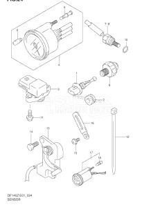 DF140 From 14000Z-251001 ()  2002 drawing SENSOR