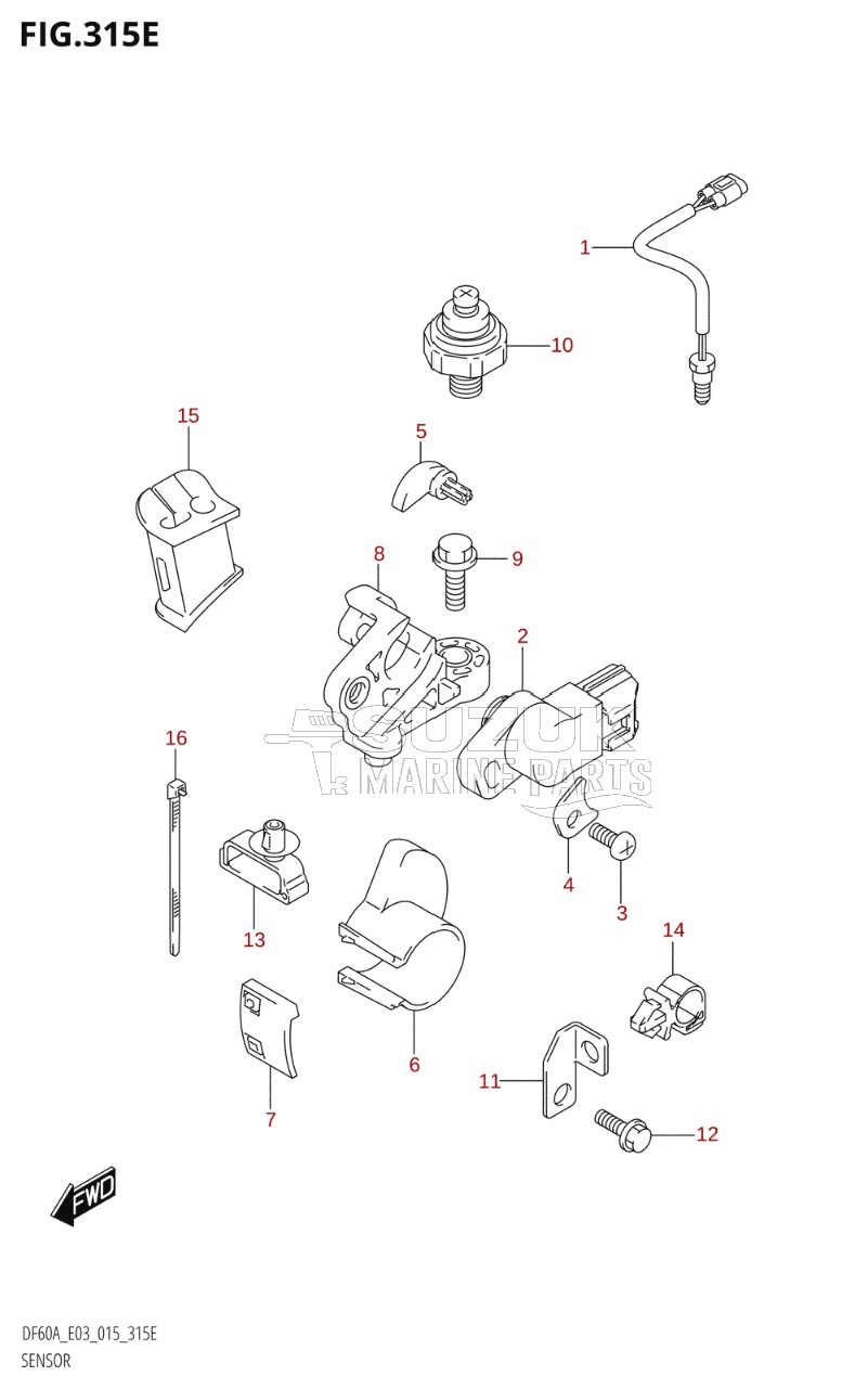 SENSOR (DF60AVT:E03)