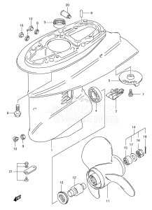 DF25Q From 02501 F-680001 ()  2006 drawing GEAR CASE