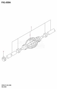 DF250 From 25003F-140001 (E11 E40)  2021 drawing FUEL HOSE (E01,E11,E40)