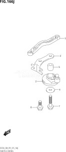 03003F-510001 (2005) 30hp P01 P40-Gen. Export 1 (DF30A  DF30AQ  DF30AR  DF30AT  DF30ATH) DF30A drawing THROTTLE CONTROL (DF30AQ:P01)
