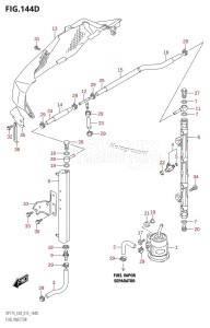 DF175T From 17502F-510001 (E03)  2015 drawing FUEL INJECTOR (DF150ZG:E03)