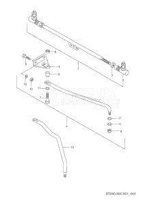 DT25C From 02507-581001 ()  1995 drawing OPTIONAL : TIE-ROD